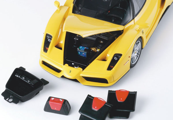 Ferrari Enzo open diecast Giallo Modena - Silver wheels - polifoam pack HE182507