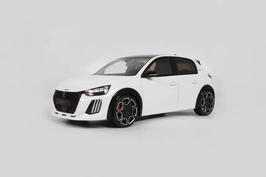 1:18 PEUGEOT E-208 GTI WHITE 2026 - OT1398