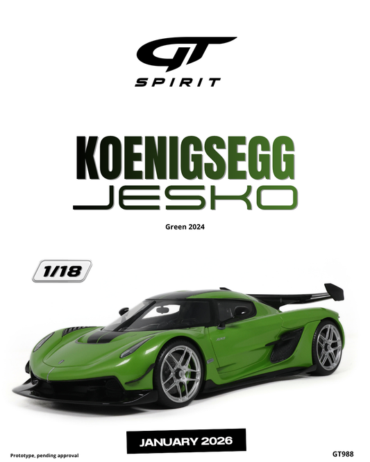 1:18 KOENIGSEGG JESKO GREEN 2024 - GT988