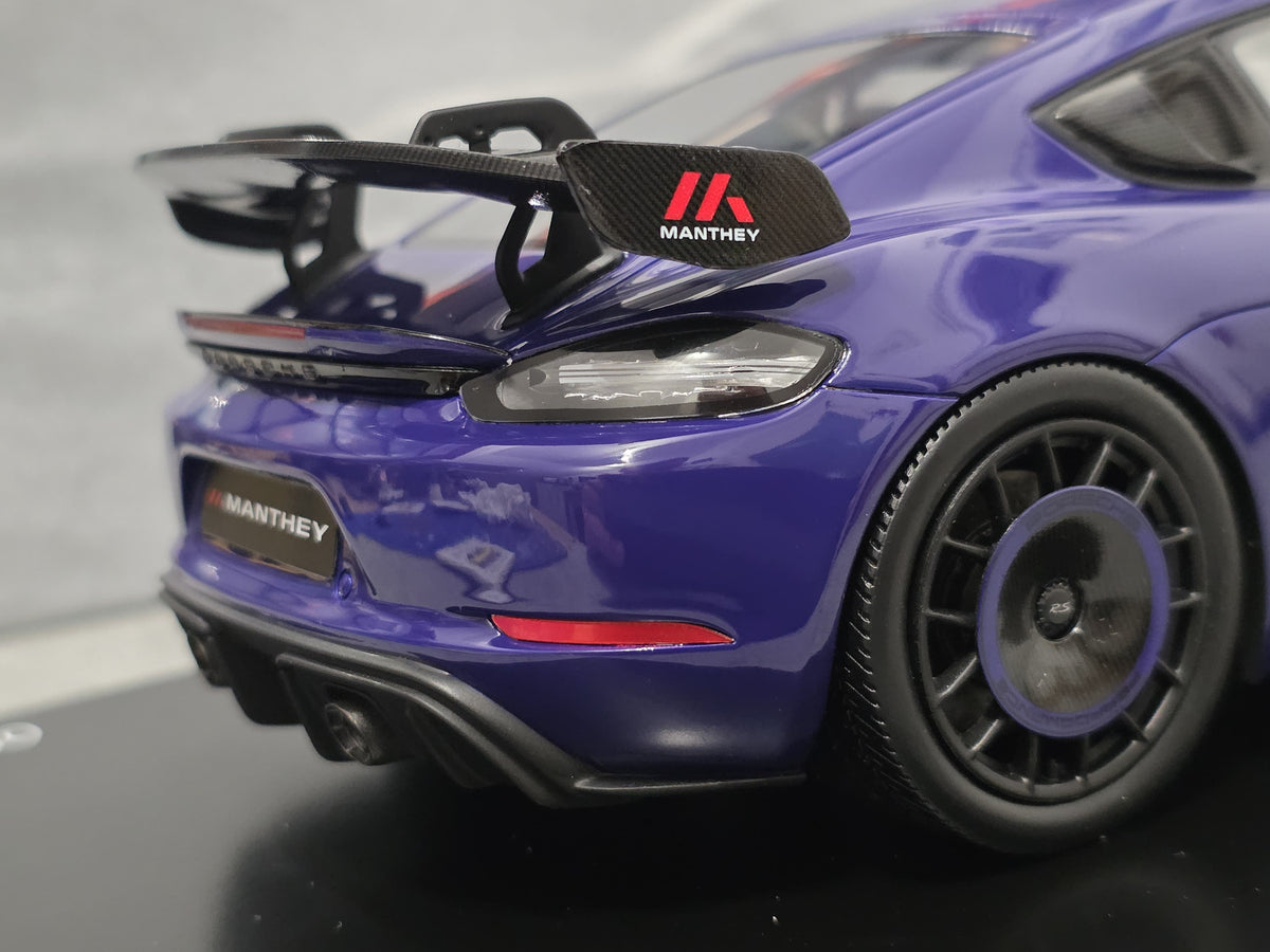 Porsche 718 Cayman GT4 RS (982) with Manthey Kit Ultraviolet 1:18 – Limited Edition 500 pcs. - WAP0216030TCAY