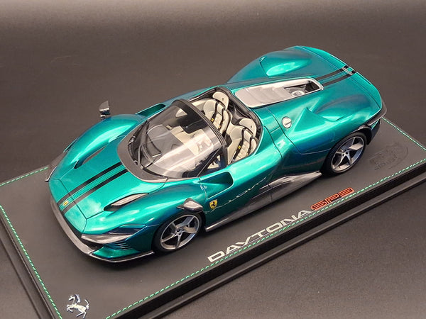 Ferrari SP3 Daytona tetto aperto Green Jewel P18214TMI