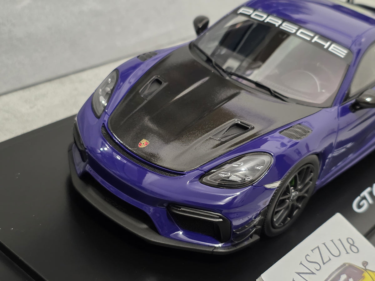 Porsche 718 Cayman GT4 RS (982) with Manthey Kit Ultraviolet 1:18 – Limited Edition 500 pcs. - WAP0216030TCAY