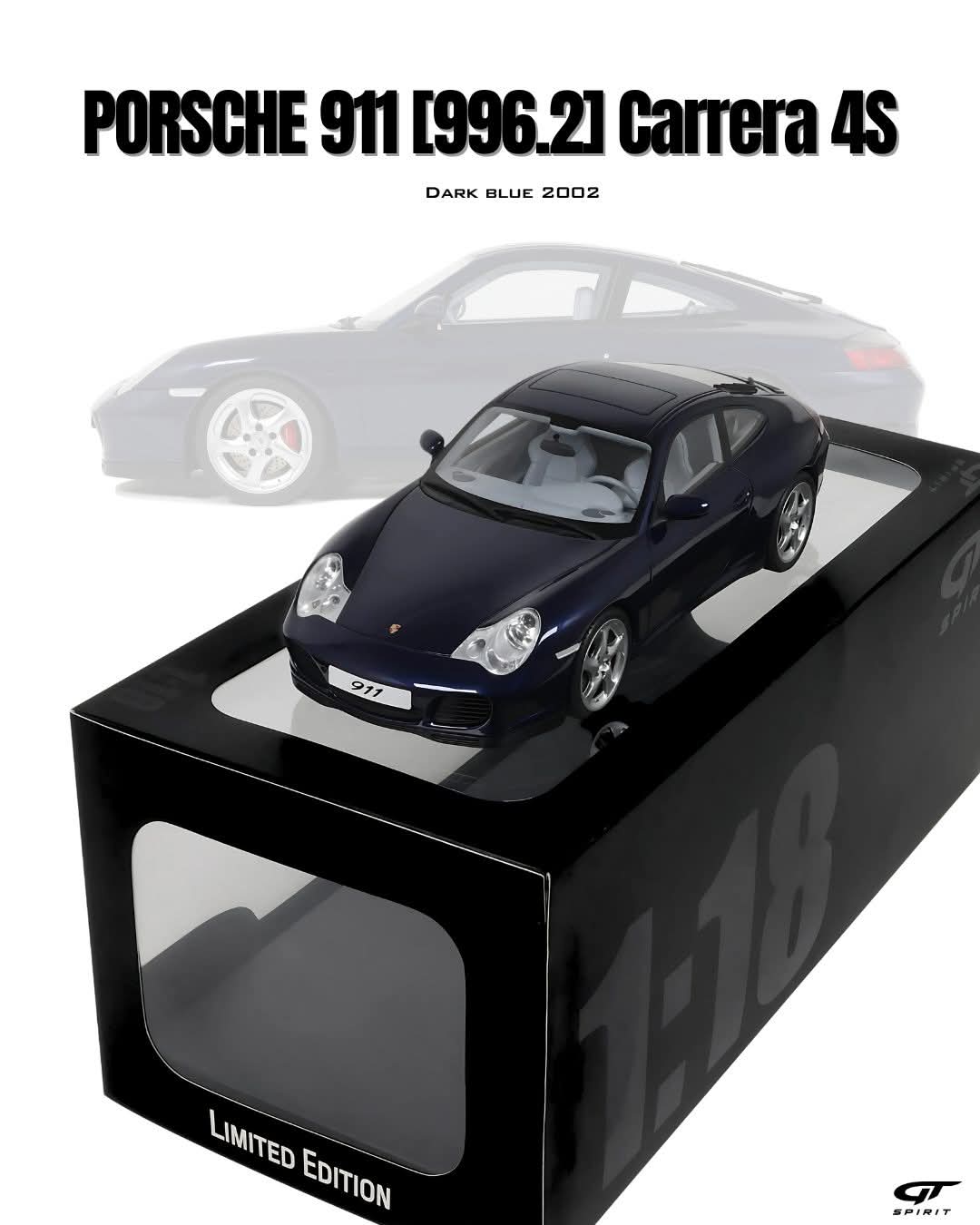 Porsche 911 (996.2) Carrera 4S 2002 Dark Blue