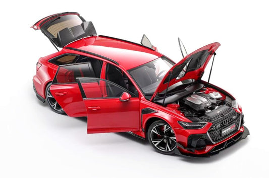 Audi RS6 (C8) Avant DarwinPRO Rot mit RS6 Felgen
