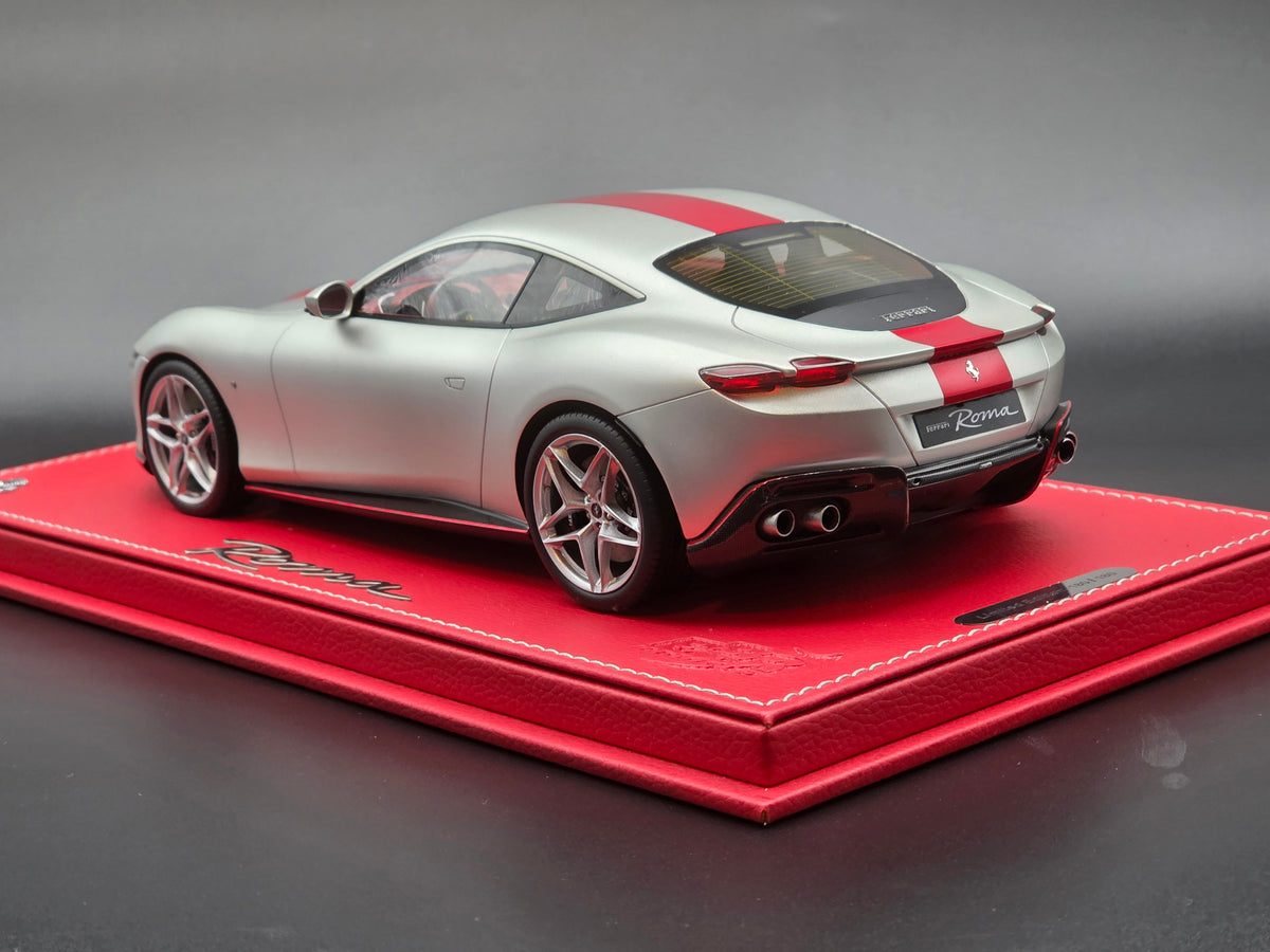 Ferrari Roma 30th Anniversary Silver/Red Stripe