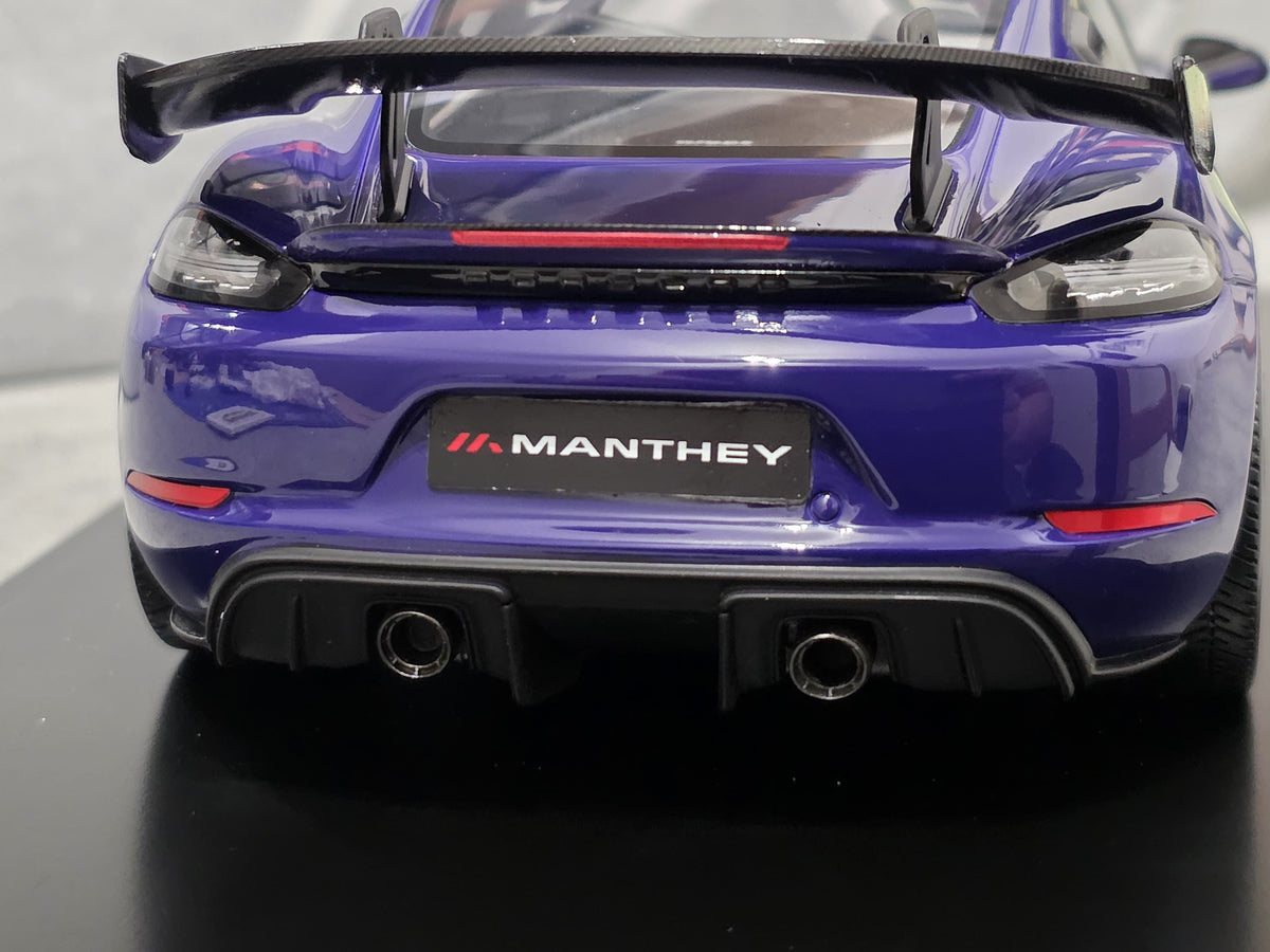 Porsche 718 Cayman GT4 RS (982) with Manthey Kit Ultraviolet 1:18 – Limited Edition 500 pcs. - WAP0216030TCAY