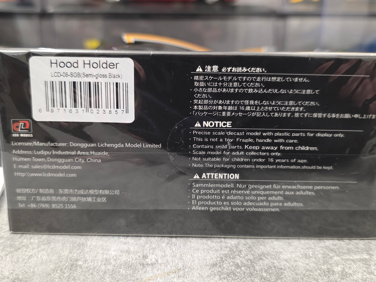 LCD Haubenhalter für 1:18 Modelle mit abnehmbaren Hauben
