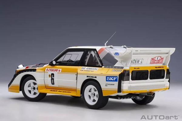 Audi Sport Quattro S1 Rallye Monte Carlo 1986 #6 Mikkola / Hertz