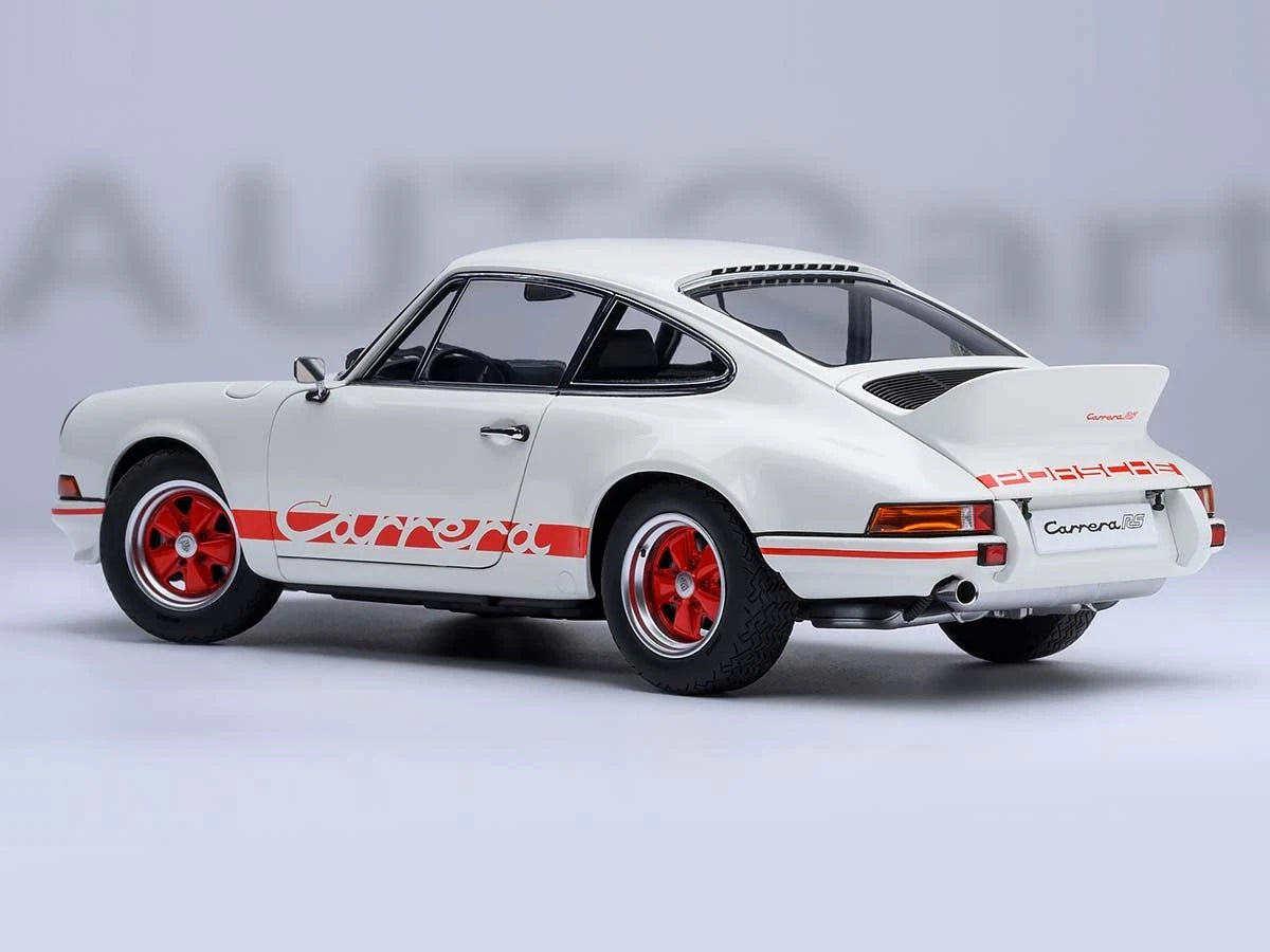Porsche 911 Carrera 2.7 RS Grand Prix White/Red Stripes