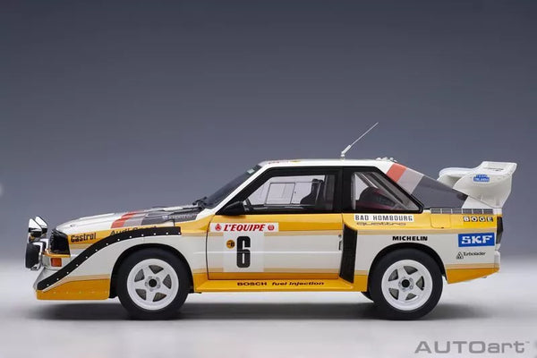 Audi Sport Quattro S1 Rallye Monte Carlo 1986 #6 Mikkola / Hertz