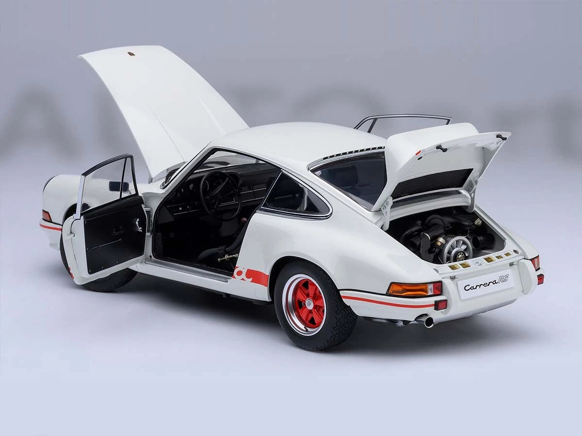 Porsche 911 Carrera 2.7 RS Grand Prix White/Red Stripes