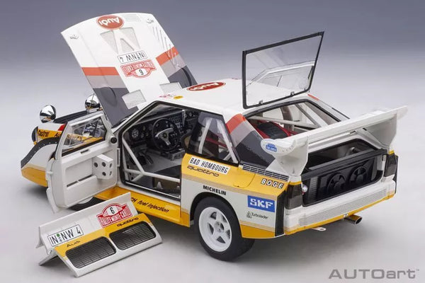 Audi Sport Quattro S1 Rallye Monte Carlo 1986 #6 Mikkola / Hertz
