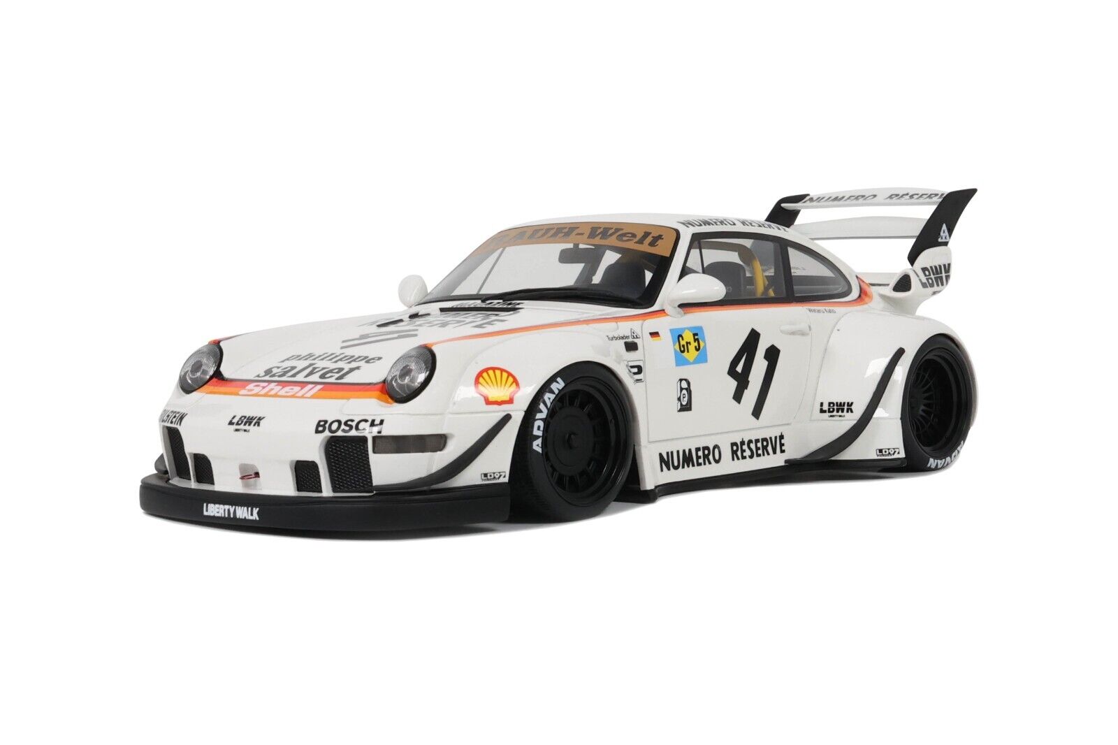 Porsche 911 (993) RWB Bodykit Kato-San White