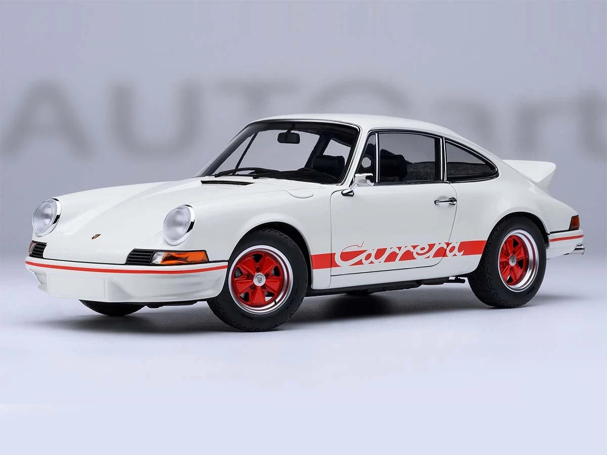 Porsche 911 Carrera 2.7 RS Grand Prix White/Red Stripes