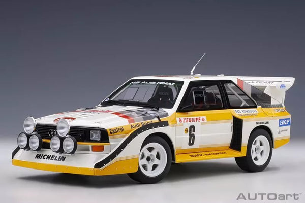 Audi Sport Quattro S1 Rallye Monte Carlo 1986 #6 Mikkola / Hertz
