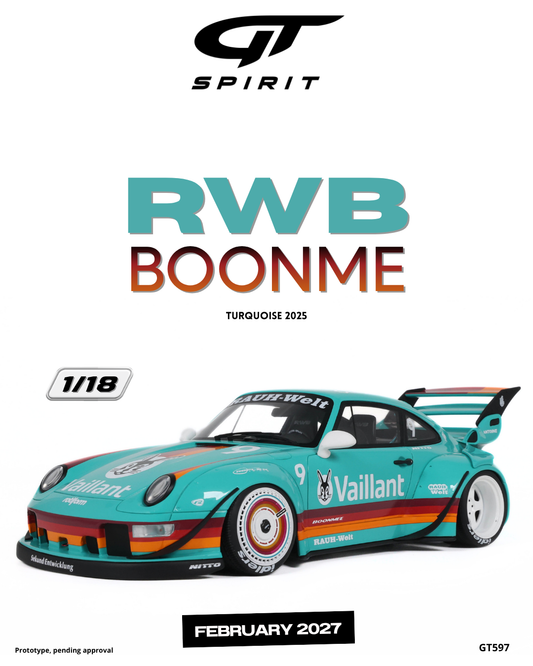 1:18 RWB BOONME TURQUOISE 2025 - GT597