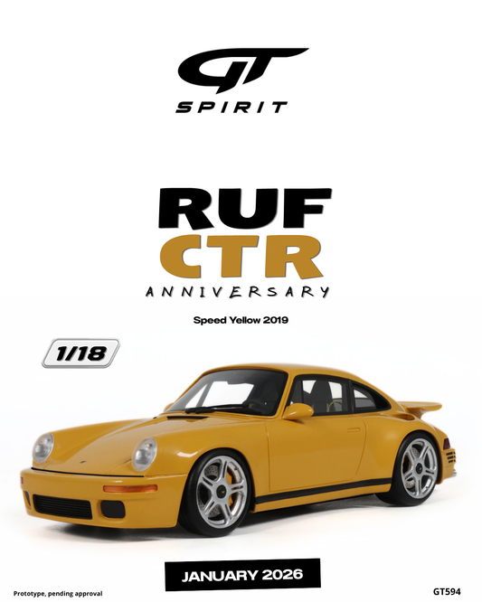 1:18 RUF CTR ANNIVERSARY SPEED YELLOW 2019 - GT594