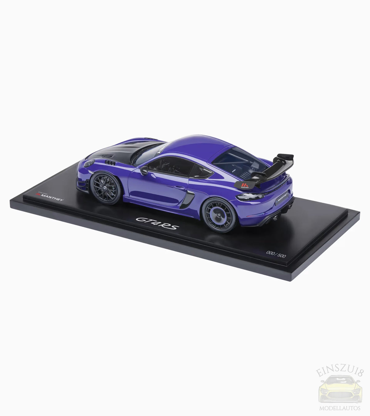 Porsche 718 Cayman GT4 RS (982) with Manthey Kit Ultraviolet 1:18 – Limited Edition 500 pcs. - WAP0216030TCAY