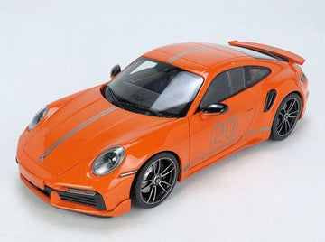 Porsche 911 (992) Turbo S Coupe Sport Design 2021 Orange (All Open)