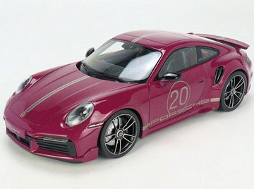 Porsche 911 (992) Turbo S Coupe Sport Design 2021 Red (All Open)
