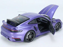 Lade das Bild in den Galerie-Viewer, Porsche 911 (992) Turbo S Coupe Sport Design 2021 Viola (All Open)
