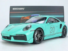 Lade das Bild in den Galerie-Viewer, Porsche 911 (992) Turbo S Coupe Sport Design 2021 Green (All Open)
