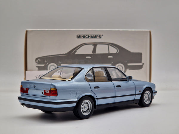 BMW 535i (E34) 1988 Light Blue Metallic