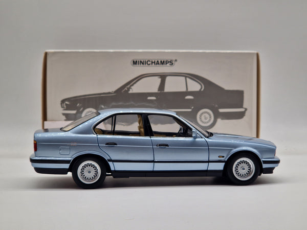 BMW 535i (E34) 1988 Light Blue Metallic