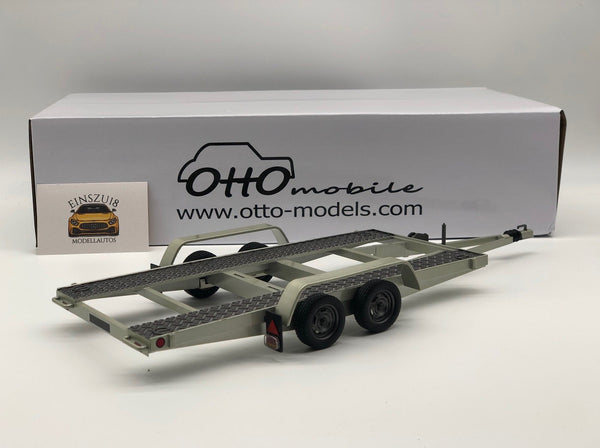 Autotransportanhänger / Trailer für 1:18 Modellautos