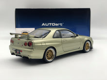 Lade das Bild in den Galerie-Viewer, Nissan Skyline GT-R (R34) V-Spec II Nur with BBS LM Wheels (Millenium Jade)
