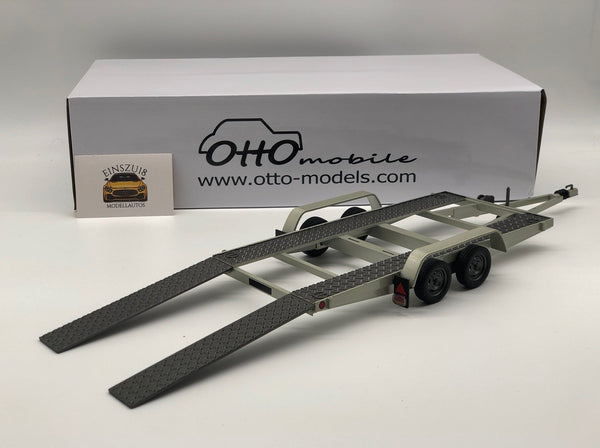 Autotransportanhänger / Trailer für 1:18 Modellautos