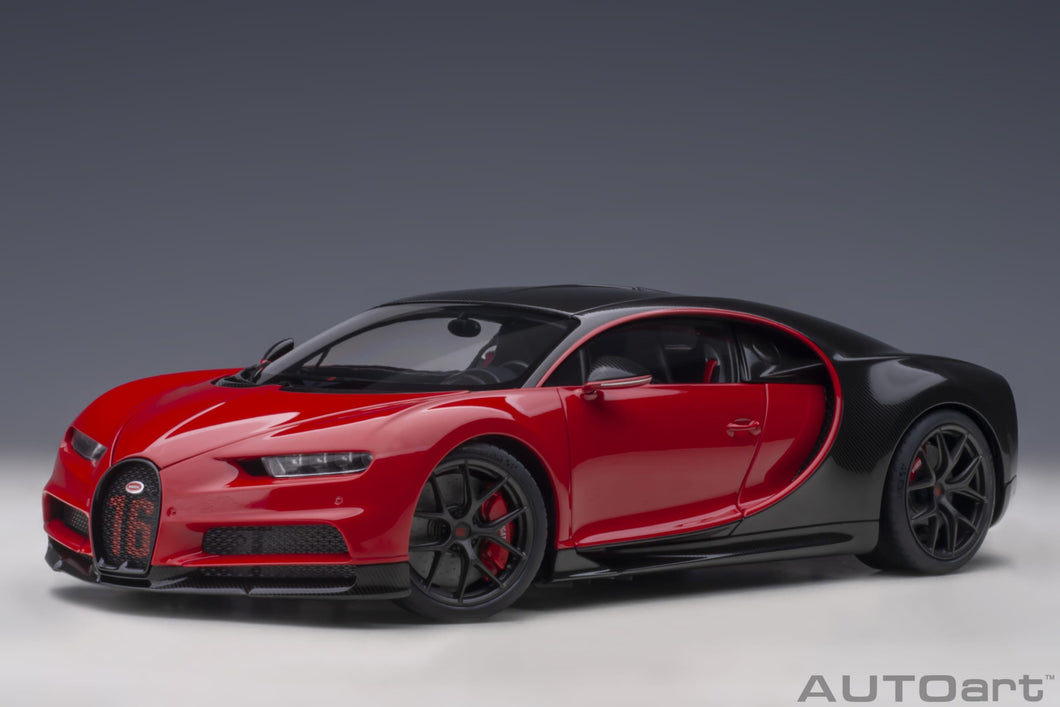 Bugatti Chiron Sport Italian Red / Carbon