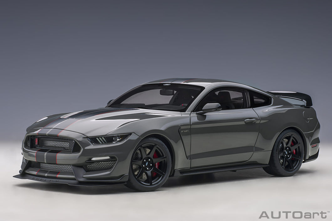 Ford Mustang Shelby GT-350R Lead Foot Grey / Black Stripes