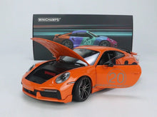 Carica l&#39;immagine nel visualizzatore di Gallery, Porsche 911 (992) Turbo S Coupe Sport Design 2021 Orange (All Open)

